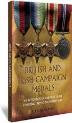 Values for all British and Irish Campaign Medals
